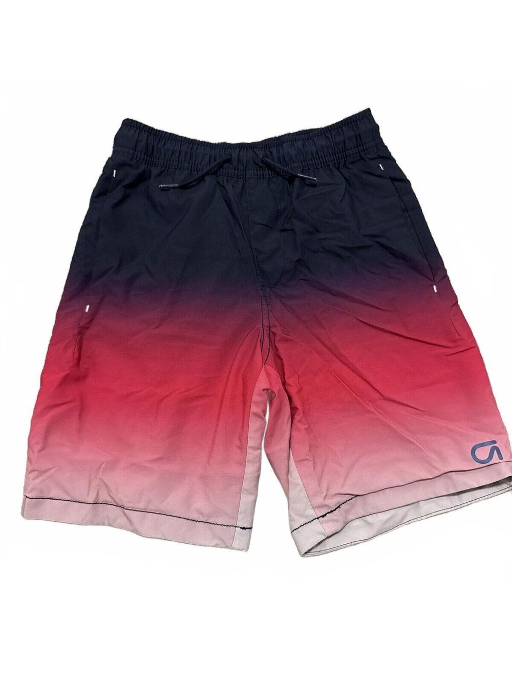 Gap Fit Red Ombre Track Shorts - Boys Large